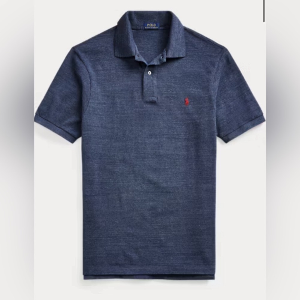 Men’s XL royal heather polo